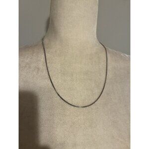 SG Silver Chain Necklace 21.5 Inch